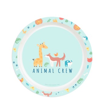 SET DE PLATOS, CUBIERTOS Y VASO SAFTA PREESCOLAR "PANDI" 2