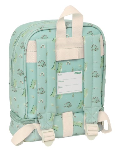 MOCHILA NEVERA GUARDERIA SAFTA PREESCOLAR "DINOS"