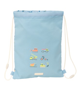 SACO PLANO JUNIOR SAFTA PREESCOLAR "GRUAS"