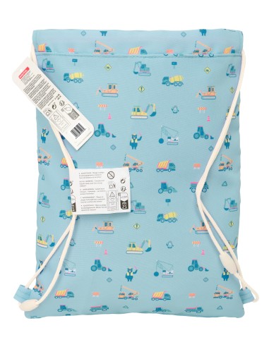 SACO PLANO JUNIOR SAFTA PREESCOLAR "GRUAS"