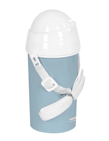 BOTELLA 500ml APERTURA AUTOM. CON PAJITA SAFTA PREESCOLAR "ELEFANTE"