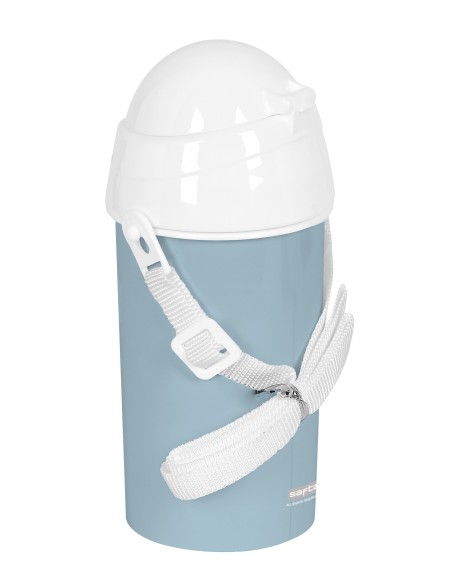 BOTELLA 500ml APERTURA AUTOM. CON PAJITA SAFTA PREESCOLAR "ELEFANTE"