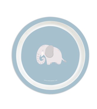 SET DE PLATOS, CUBIERTOS Y VASO SAFTA PREESCOLAR "ELEFANTE" 2