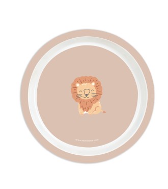 SET DE PLATOS, CUBIERTOS Y VASO SAFTA PREESCOLAR "LEON" 2