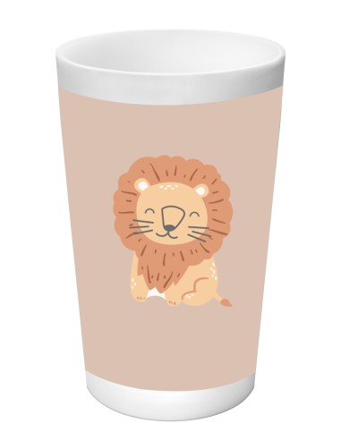 SET DE PLATOS, CUBIERTOS Y VASO SAFTA PREESCOLAR "LEON"