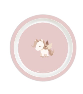 SET DE PLATOS, CUBIERTOS Y VASO SAFTA PREESCOLAR "UNICORNIO" 2