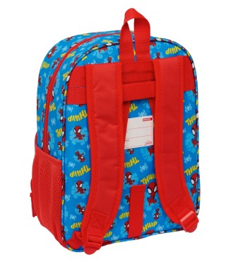 MOCHILA INFANTIL BOLSILLOS ADAPT.CARRO SPIDEY 2
