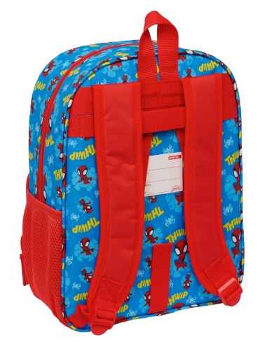 MOCHILA INFANTIL BOLSILLOS ADAPT.CARRO SPIDEY