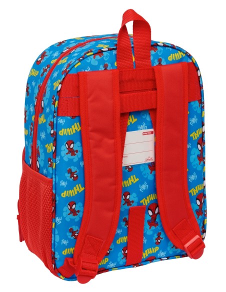 MOCHILA INFANTIL BOLSILLOS ADAPT.CARRO SPIDEY