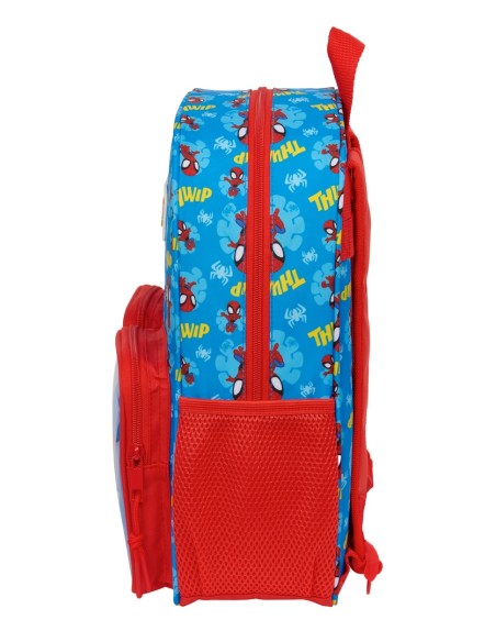 MOCHILA INFANTIL BOLSILLOS ADAPT.CARRO SPIDEY