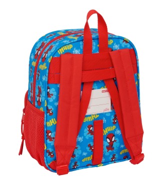 MOCHILA GUARDERIA BOLSILLOS ADAPT.CARRO SPIDEY 2