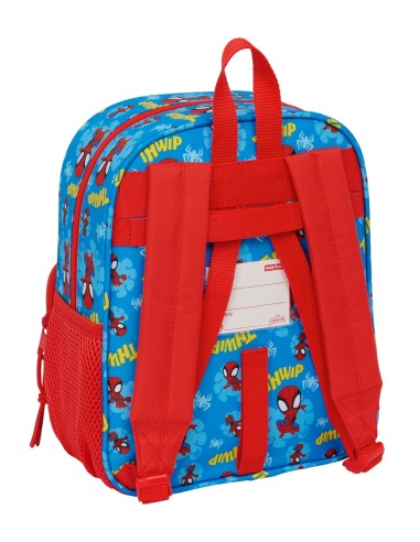 MOCHILA GUARDERIA BOLSILLOS ADAPT.CARRO SPIDEY