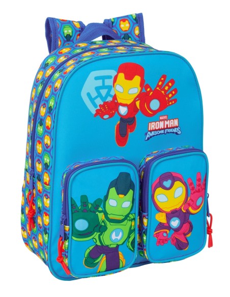 MOCHILA INFANTIL BOLSILLOS ADAPT.CARRO IRON MAN  En línea