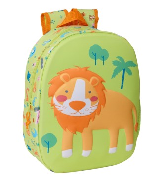 MOCHILA 3D SAFTA 3D LEON