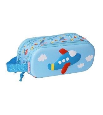 PORTATODO DOBLE 3D SAFTA 3D AVION