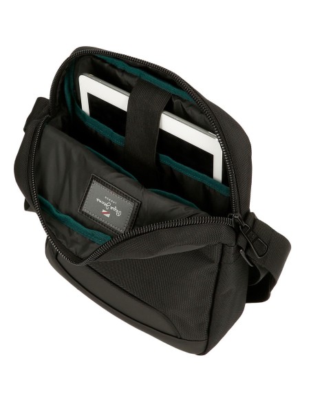 7065641 BANDOLERA PORTATABLET. PJL BROMLEY 24 NEGRO