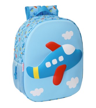 MOCHILA 3D SAFTA 3D AVION