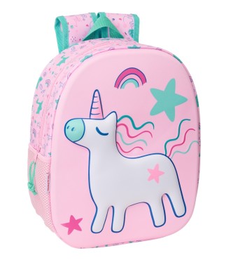 MOCHILA 3D SAFTA 3D UNICORNIO