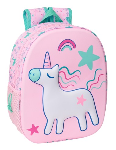 MOCHILA 3D SAFTA 3D UNICORNIO