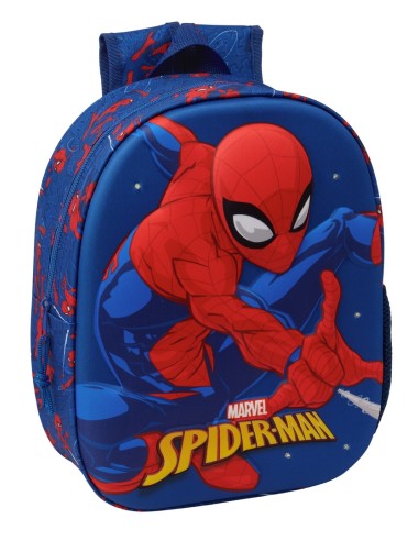 MOCHILA 3D CON LEDS SPIDER-MAN 3D