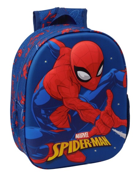 MOCHILA 3D CON LEDS SPIDER-MAN 3D