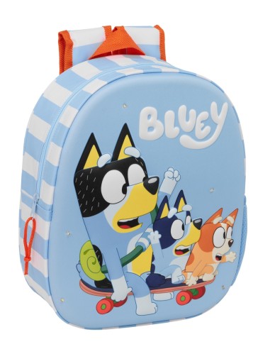 MOCHILA 3D CON LEDS BLUEY