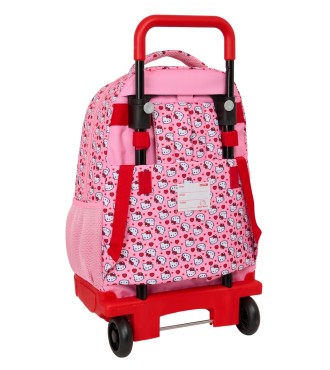 MOCHILA GDE. C/RUEDAS COMPACT EXTRAIBLE HELLO KITTY 2