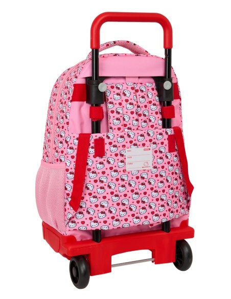 MOCHILA GDE. C/RUEDAS COMPACT EXTRAIBLE HELLO KITTY