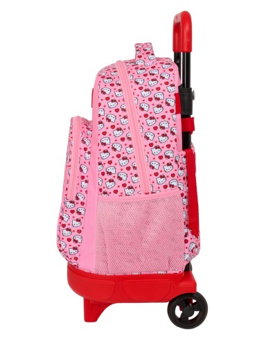 MOCHILA GDE. C/RUEDAS COMPACT EXTRAIBLE HELLO KITTY