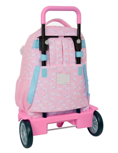 MOCHILA GDE. C/RUEDAS COMPACT EVOL. EXT. GLOWLAB KIDS