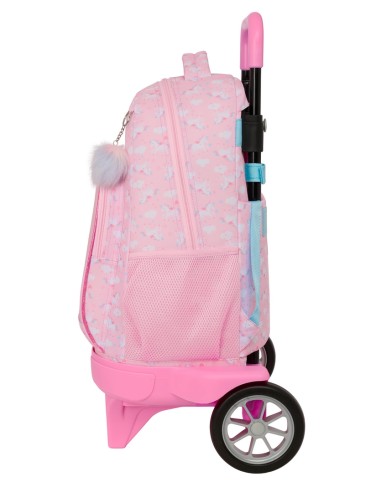 MOCHILA GDE. C/RUEDAS COMPACT EVOL. EXT. GLOWLAB KIDS