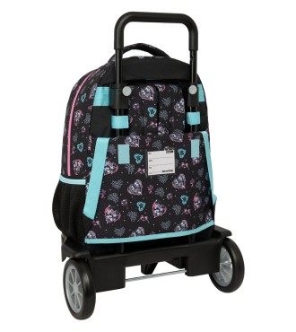 MOCHILA GDE. C/RUEDAS COMPACT EVOL. EXT. MONSTER HIGH 2