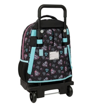 MOCHILA GDE. C/RUEDAS COMPACT EXTRAIBLE MONSTER HIGH 2