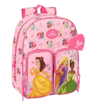 MOCHILA INFANTIL BOLSILLOS ADAPT.CARRO PRINCESAS DISNEY