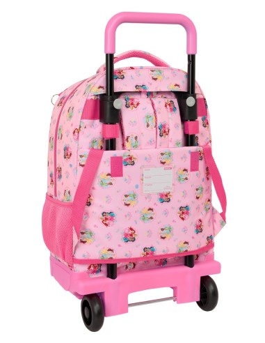 MOCHILA GDE. C/RUEDAS COMPACT EXTRAIBLE PRINCESAS DISNEY