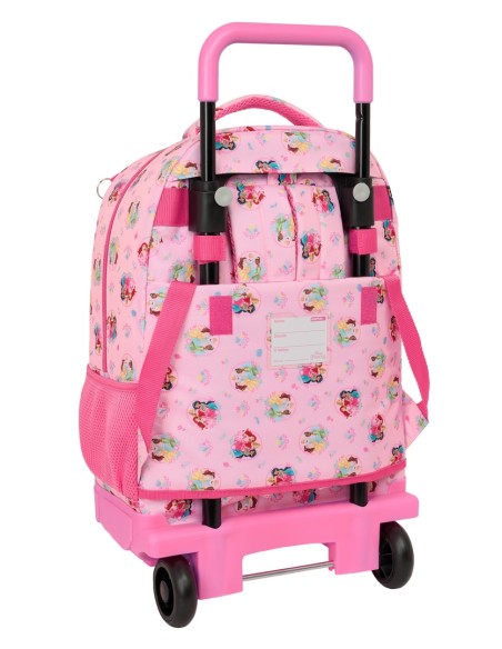 MOCHILA GDE. C/RUEDAS COMPACT EXTRAIBLE PRINCESAS DISNEY