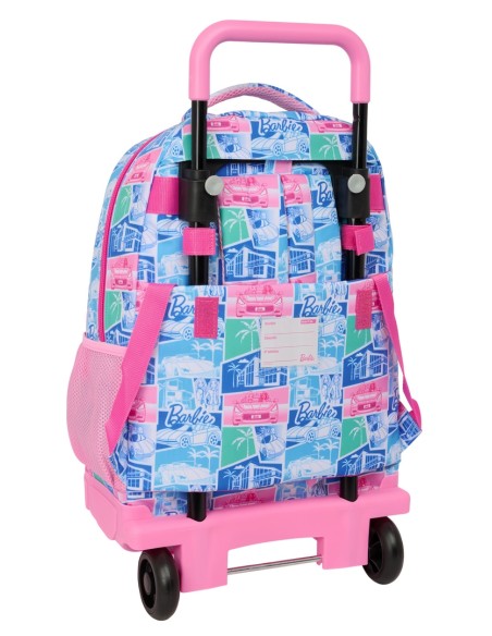 MOCHILA GDE. C/RUEDAS COMPACT EXTRAIBLE BARBIE