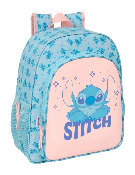 MOCHILA JUNIOR ADAPT.CARRO STITCH "OHANA"
