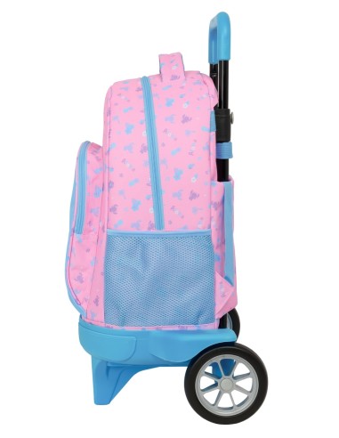 MOCHILA GDE. C/RUEDAS COMPACT EVOL. EXT. STITCH "BRIGHT"