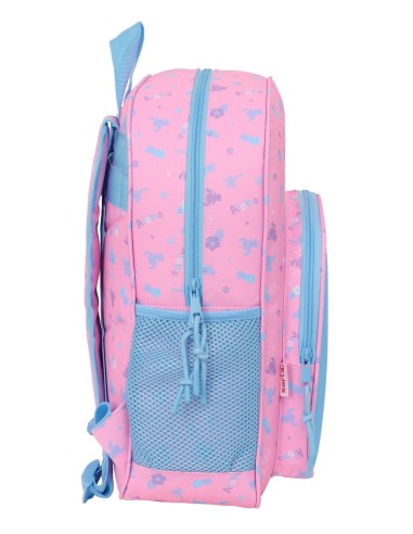 MOCHILA JUNIOR ADAPT.CARRO STITCH "BRIGHT"