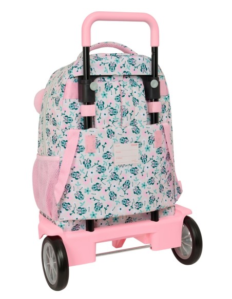 MOCHILA GDE. C/RUEDAS COMPACT EVOL. EXT. MINNIE MOUSE "MINTY"