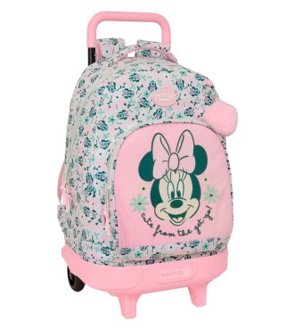 MOCHILA GDE. C/RUEDAS COMPACT EXTRAIBLE MINNIE MOUSE "MINTY"