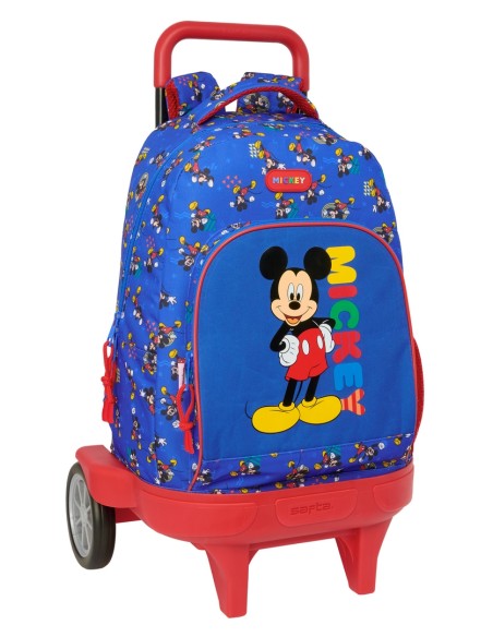 MOCHILA GDE. C/RUEDAS COMPACT EVOL. EXT. MICKEY MOUSE "TODAY"
