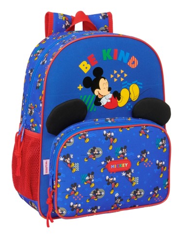 MOCHILA JUNIOR ADAPT.CARRO MICKEY MOUSE "TODAY"