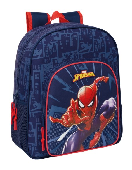 MOCHILA JUNIOR ADAPT.CARRO SPIDER-MAN