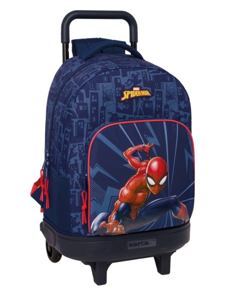 MOCHILA GDE. C/RUEDAS COMPACT EXTRAIBLE SPIDER-MAN
