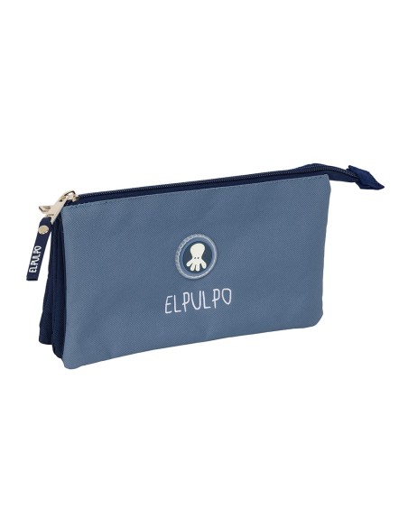 PORTATODO TRIPLE EL PULPO "AZUL" Portatodo Estuche | Fraber