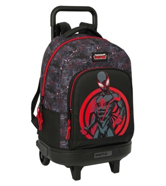 MOCHILA GDE. C/RUEDAS COMPACT EXTRAIBLE MILES MORALES