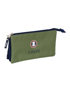 PORTATODO TRIPLE EL PULPO "VERDE" Portatodo Estuche | Fraber