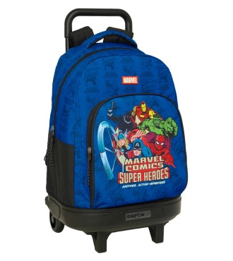 MOCHILA GDE. C/RUEDAS COMPACT EXTRAIBLE AVENGERS